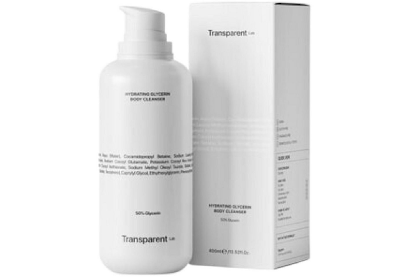 Transparent Lab Duschgel Transparent Lab Hydrating Glycerin Body Cleanser 400 ml Transparent Lab Duschgel Transparent Lab Hydrating Glycerin Body Cleanser 400 ml von Transparent Lab