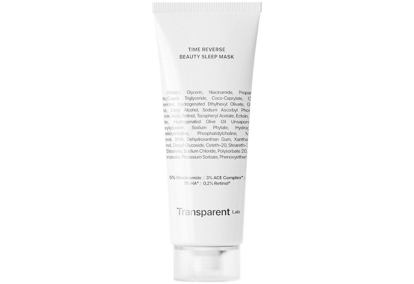Transparent Lab Gesichtsmaske Transparent Lab Time Reverse Beauty Sleep Mask (75ml) von Transparent Lab