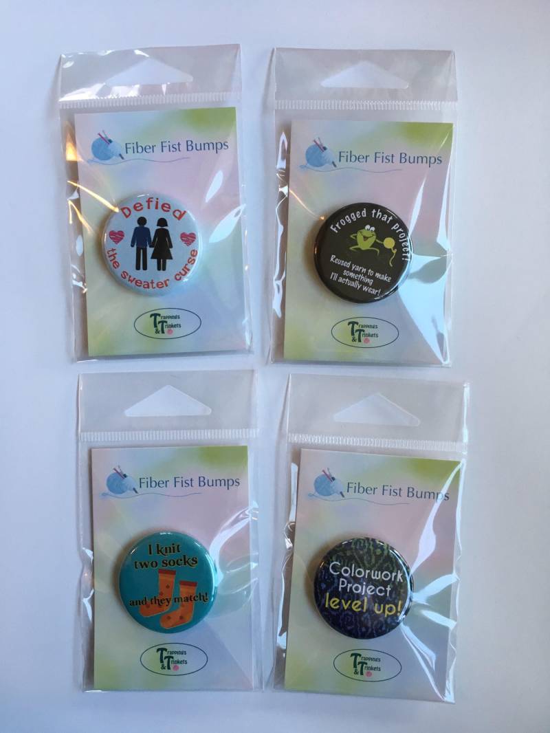 Faser-Faust Beulen - Verdienstabzeichen Für Faser-Enthusiasten Einzelne Pins von TrappingsandTrinkets