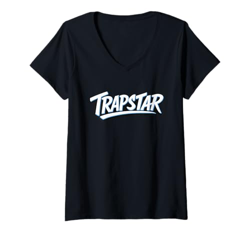 Damen Trapstar T-Shirt mit V-Ausschnitt Damen Trapstar T-Shirt mit V-Ausschnitt von Trapstarr