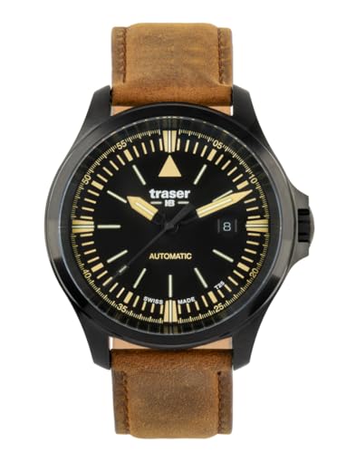 TRASER P67 Officer Automatik schwarz 110756 Herrenuhr braun schwarz von Traser