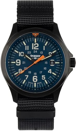 Tracer P67 Officer Pro BLUE 111069 Herren-Armbanduhr, Schwarz von Traser