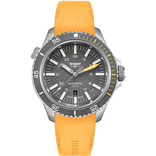 Traser H3 P67 Diver Automatic Swiss Made Taucheruhr trigalight grau orange T100 von Traser