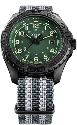 Traser H3 P96 Outdoor Pioneer Evolution Green Tactical Watch Militär Armbanduhr NATO Armband von Traser