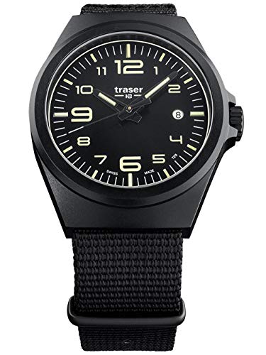 Traser Herren Analog Quarz Uhr mit NATO Armband 108218 von Traser