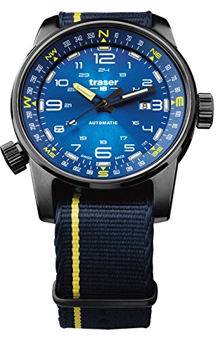 Traser P68 Automatikuhr Pathfinder BLUE mit Natoarmband von Traser