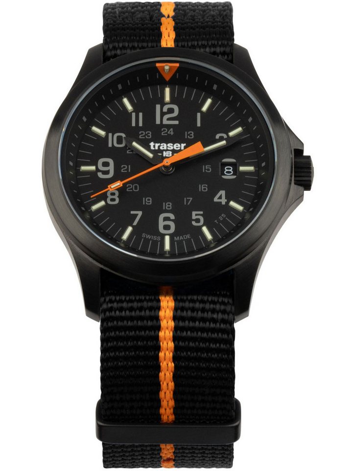 Traser Quarzuhr Traser H3 111065 Herrenuhr P67 Officer Pro Black 42mm 10ATM Traser H3 111065 Herrenuhr P67 Officer Pro Black 42mm 10ATM von Traser