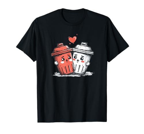Lustiger Mülleimer in Valentinstagsstimmung für Jungen und Mädchen T-Shirt Lustiger Mülleimer in Valentinstagsstimmung für Jungen und Mädchen T-Shirt von Trash Can Love Outfit