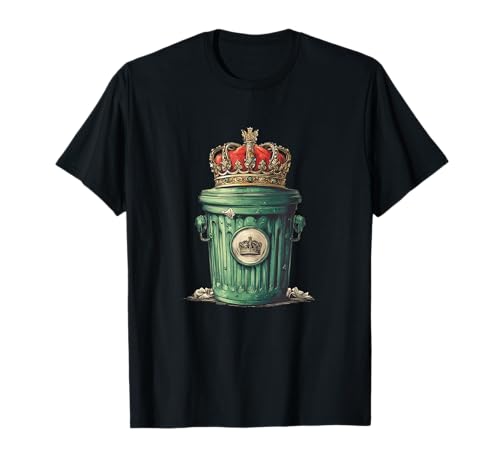 Kingdom Mülleimer mit Krone für Jungen und Mädchen T-Shirt Kingdom Mülleimer mit Krone für Jungen und Mädchen T-Shirt von Trash King Outfit
