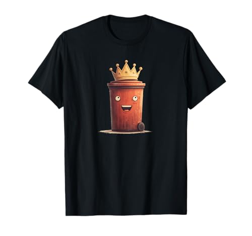 Toller Mülleimer mit Krone für Erwachsene und Kinder T-Shirt Toller Mülleimer mit Krone für Erwachsene und Kinder T-Shirt von Trash King Outfit