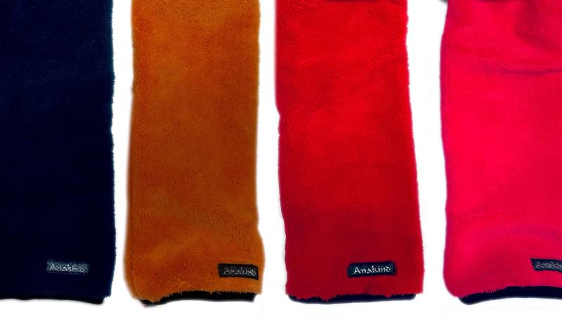 Fleece Wende-Armstulpen 4 Farben Handwärmer Armwärmer Handstulpen Handmade Berlin von TrashBerlin