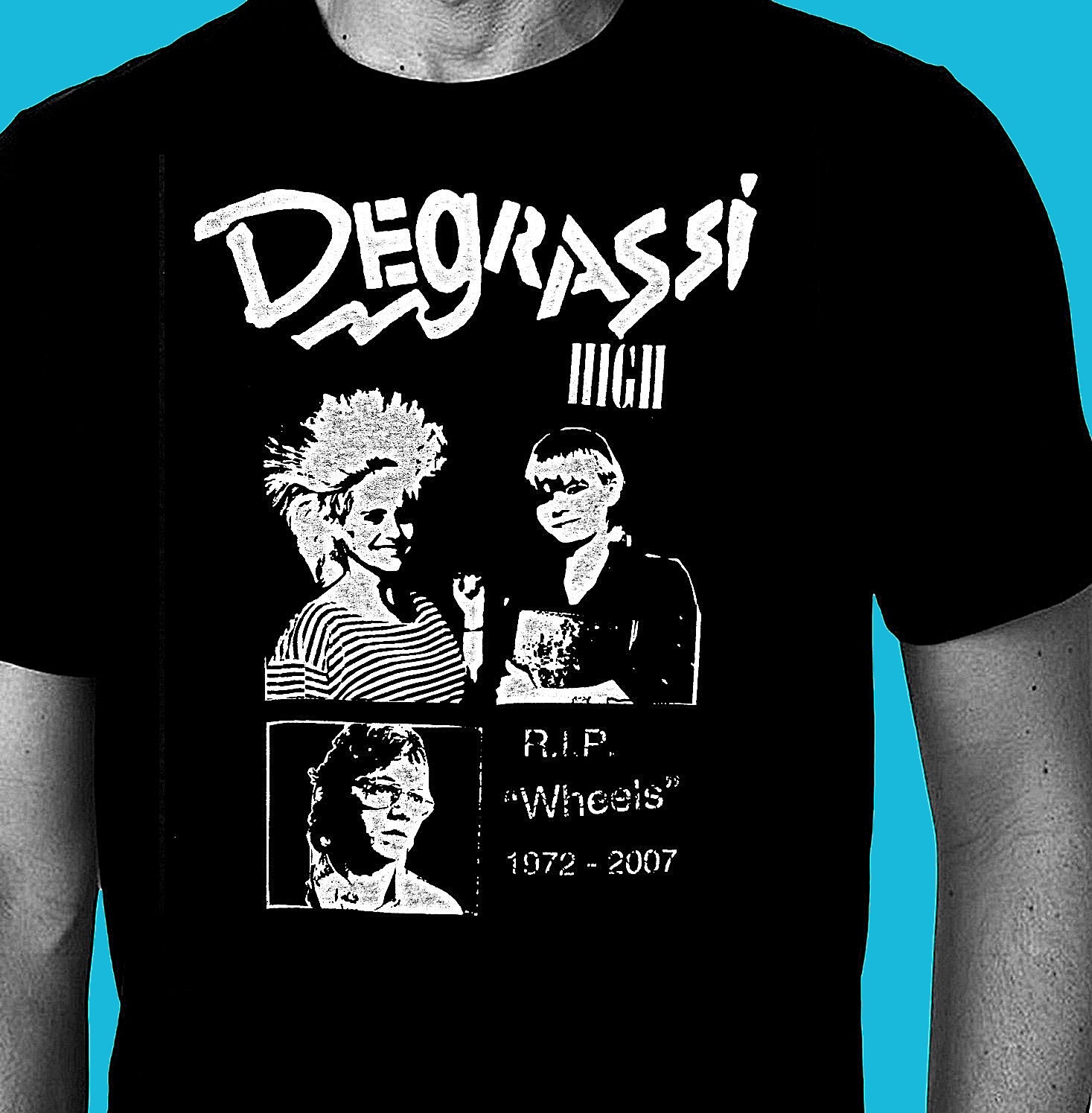 Degrassi High Original Rip Wheels Punk Retro Hemd Degrassi High Original Rip Wheels Punk Retro Hemd von TrashLionShirts