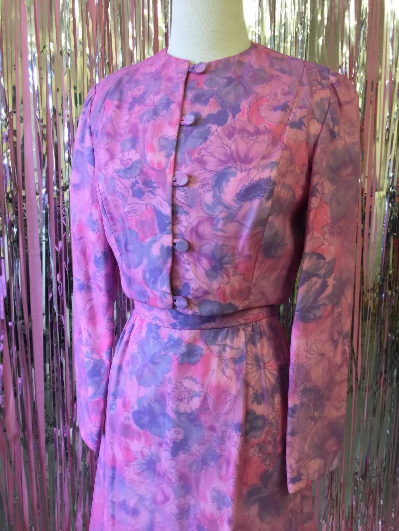 Lavendelkleid Und Passende Bolerojacke Lavendelkleid Und Passende Bolerojacke von TrashbyrdVintage