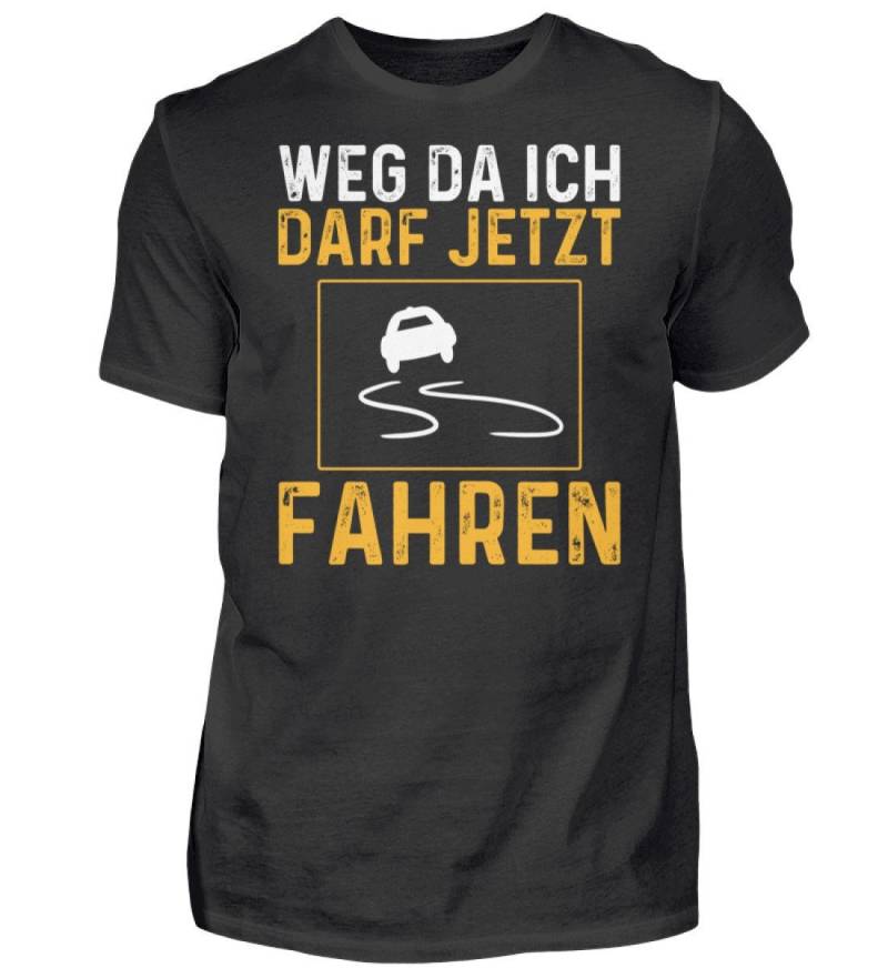 Führerschein Bestanden - Autoführerschein Geschenk Weg Da Ich Darf Jetzt Fahren Herren Shirt von TrashpandaInternet