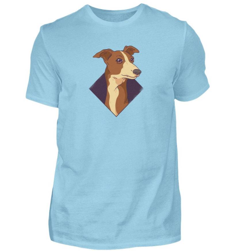 Greyhound Whippet Kopf Hundeliebhaber - Herren Shirt von TrashpandaInternet