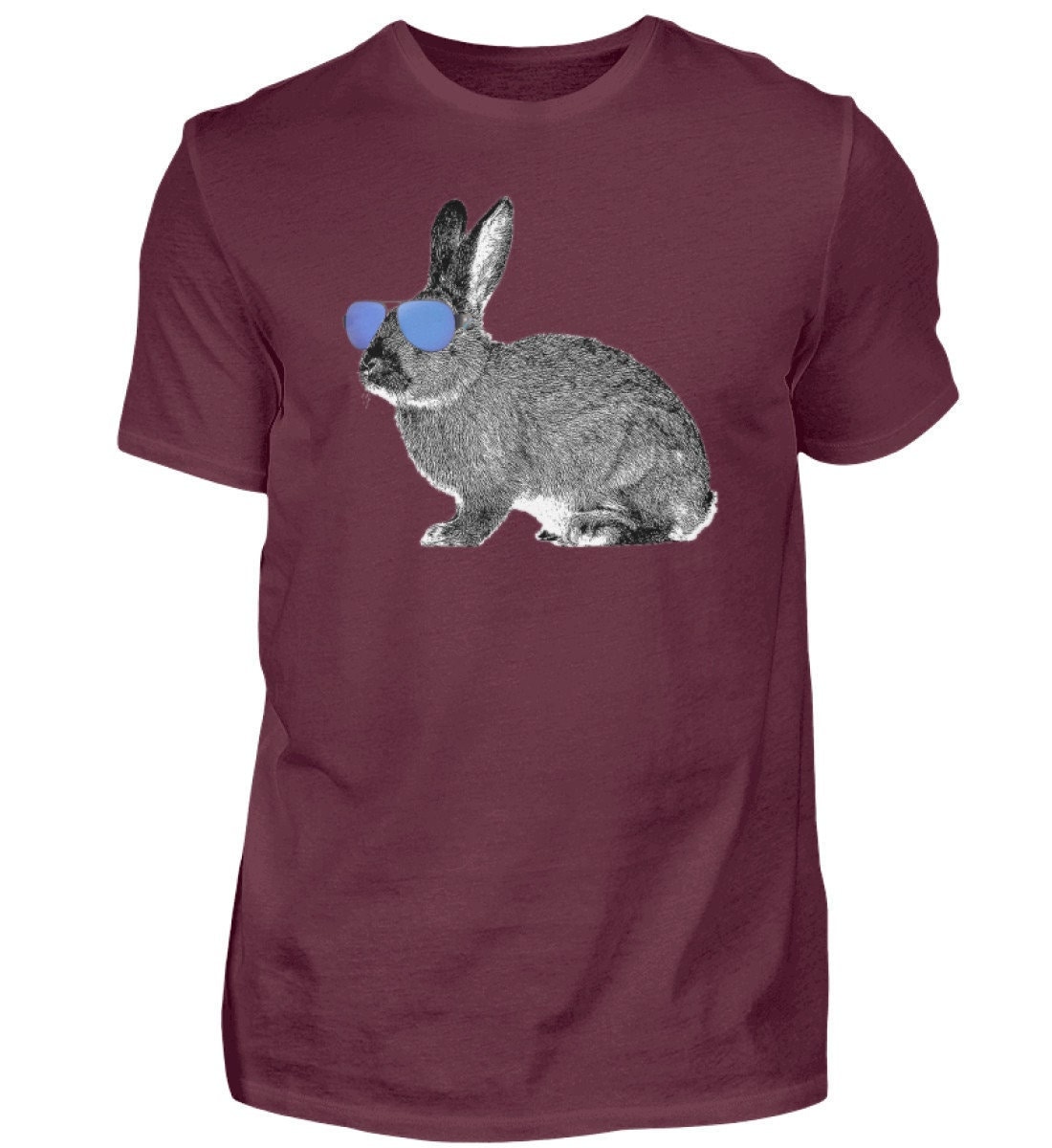 Hase Kaninchen Osterhase Sonnenbrille - Herren Shirt Hase Kaninchen Osterhase Sonnenbrille - Herren Shirt von TrashpandaInternet