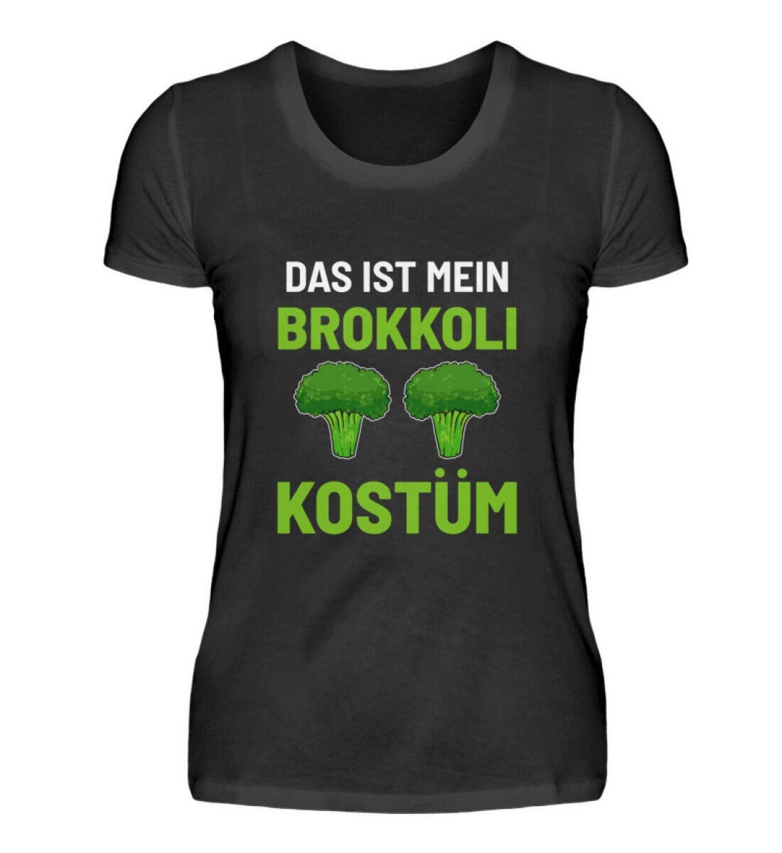 Kostüm Fastnacht Karneval Verkleidung Lustig Brokkoli - Damenshirt von TrashpandaInternet