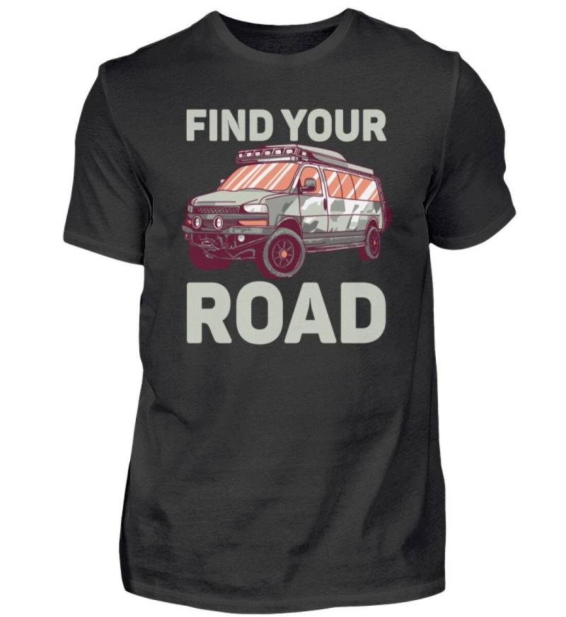 Vannin Camper Camping Bus Van Wohnmobil Campingplatz Camperbus - Herren Shirt von TrashpandaInternet