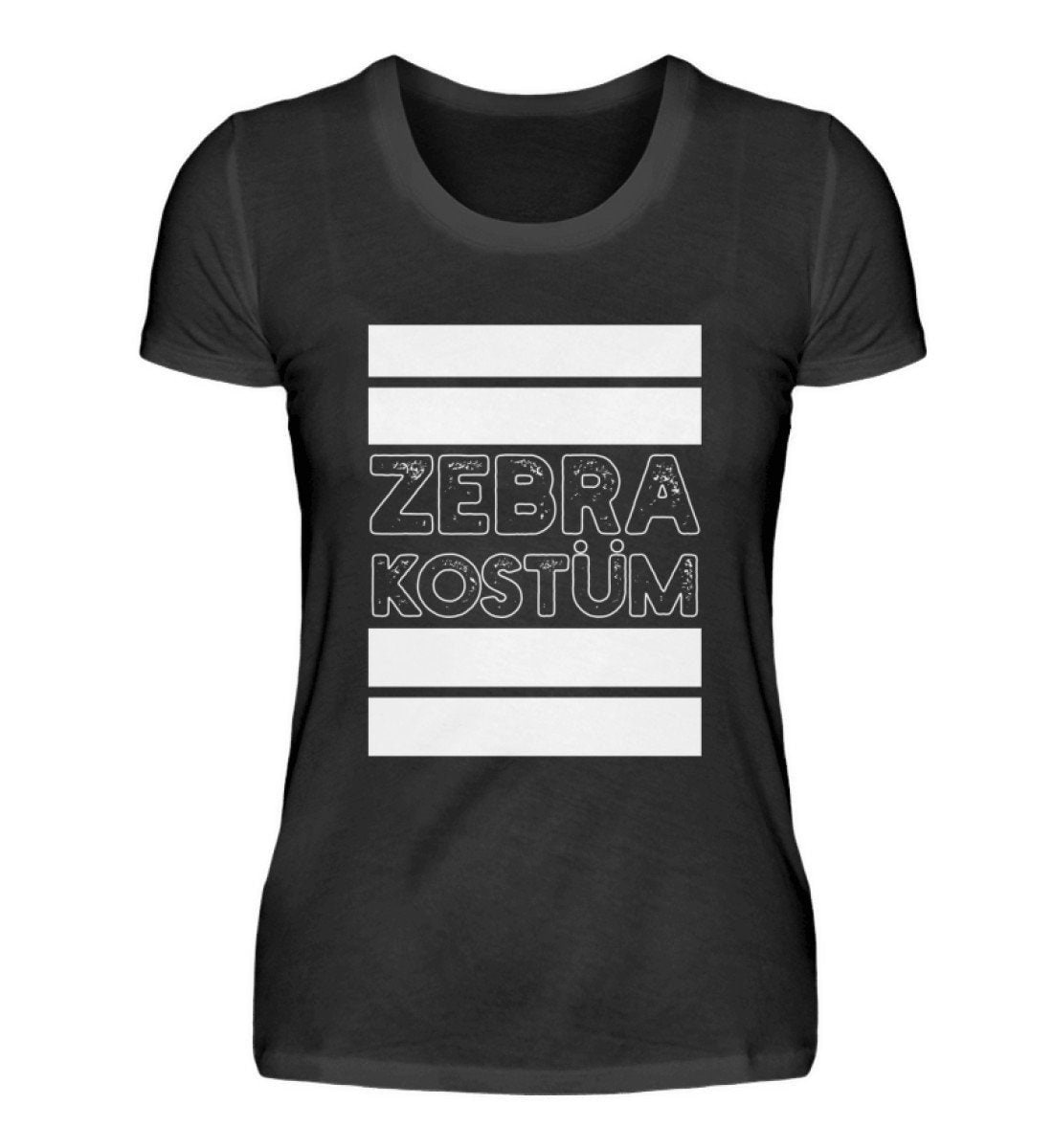 Zebra Kostüm Fastnacht Karneval Verkleidung Lustig - Damenshirt von TrashpandaInternet