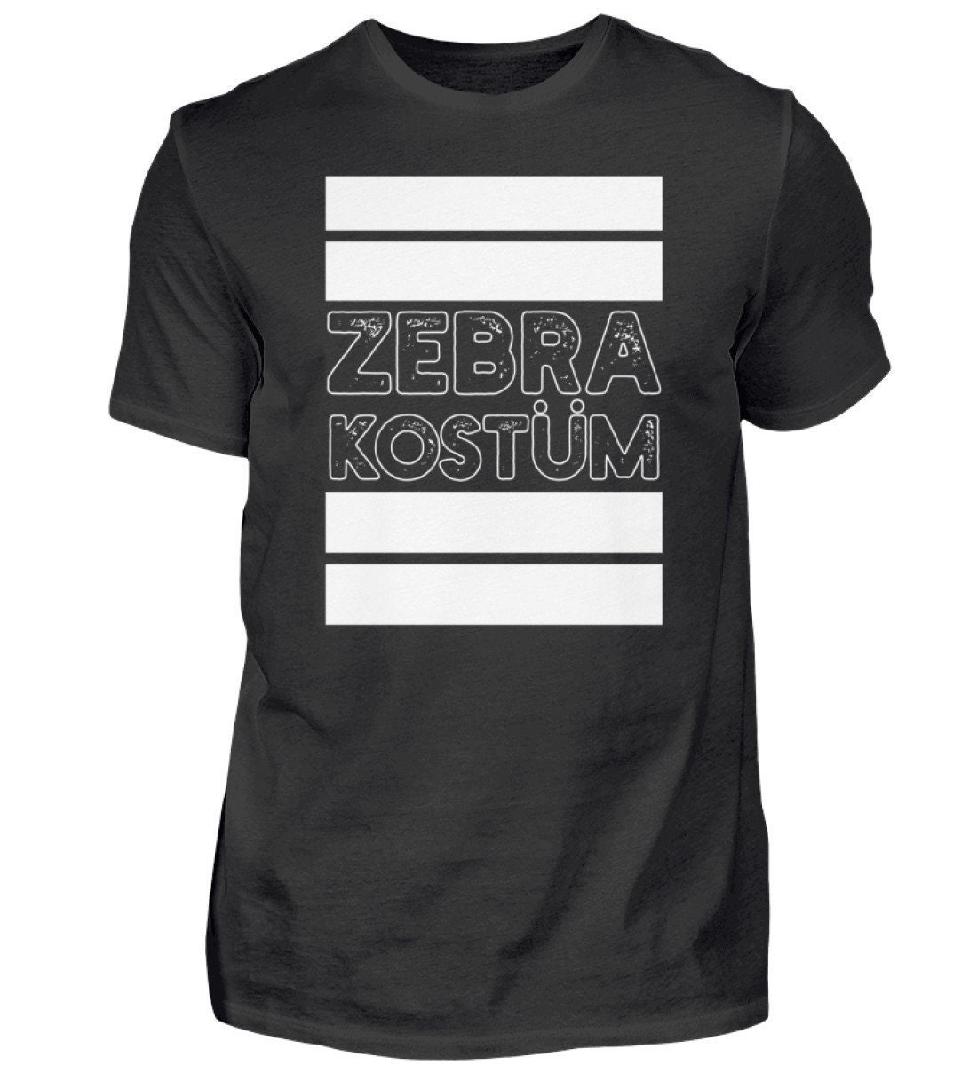 Zebra Kostüm Fastnacht Karneval Verkleidung Lustig - Herren Shirt Zebra Kostüm Fastnacht Karneval Verkleidung Lustig - Herren Shirt von TrashpandaInternet