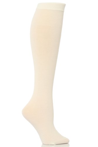 Trasparenze Damen 1 Paar Jennifer Merino Wool Kniestrümpfe in 8 Farben - One Size - Wolle Weiß von Trasparenze