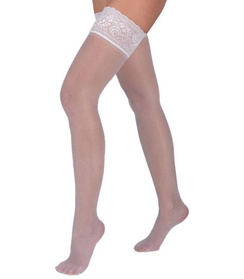 Trasparenze Halterlose Strümpfe ROSY (Packung, 1-Paar, 1 Paar) verführerisch von Trasparenze