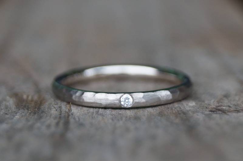 Einzelner Trauring "Wir Bleiben" von TrauRingSchmiede