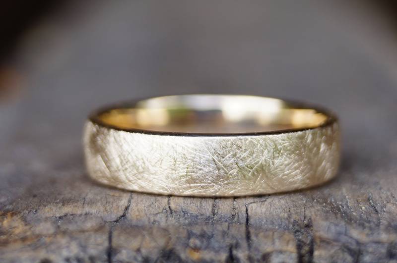 Einzelner Trauring "Wir Zwei" 333/-Gelbgold von TrauRingSchmiede