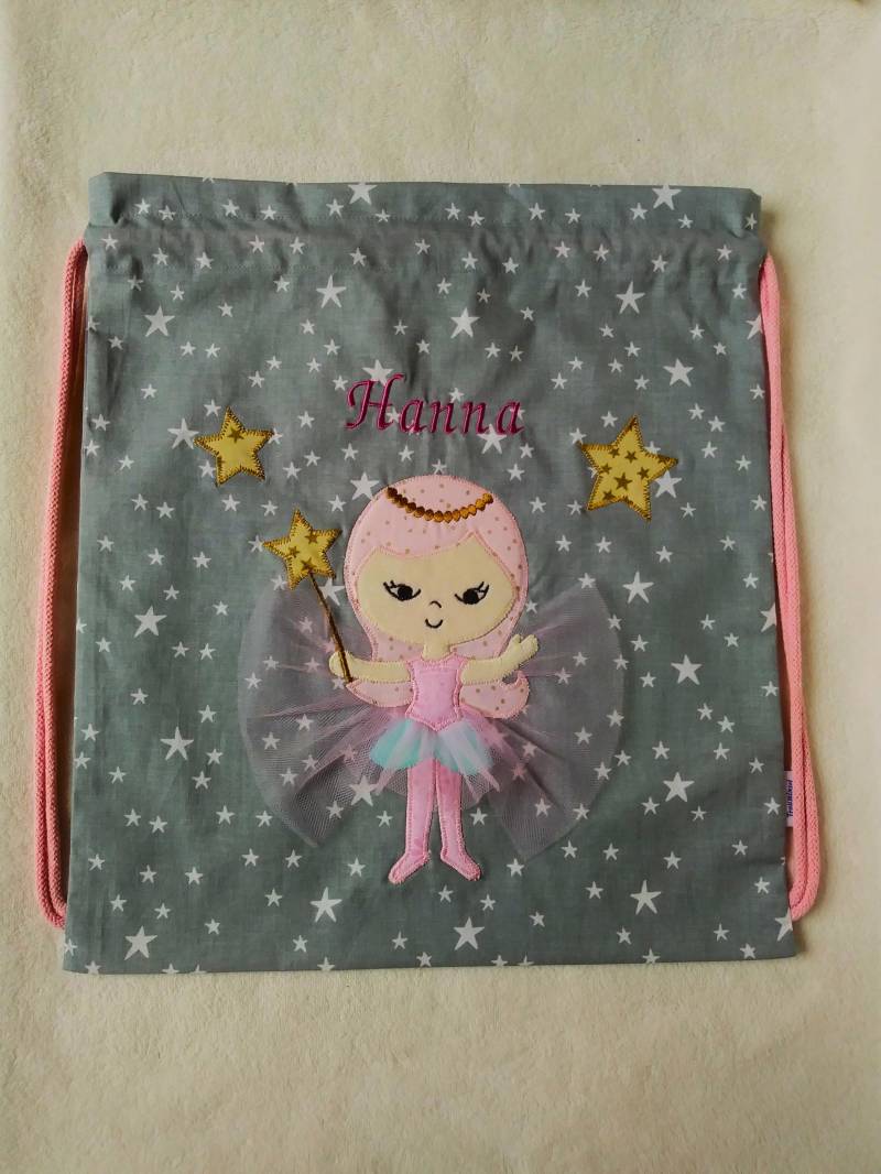 Turnbeutel Mit Namen Und Fee von TrauminselDaris