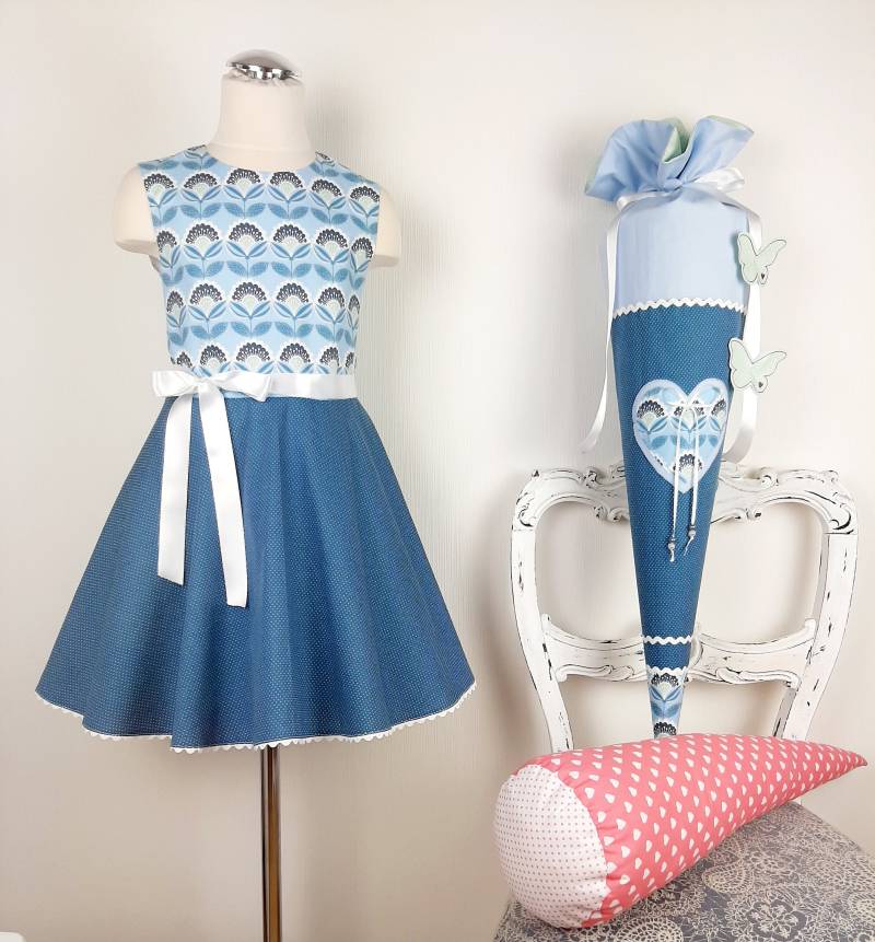 Set Kleid Schultüte Kissenrohling, Mit Name Personalisiert , Schultüte Kleidung Für Die Einschulung, Outfit Einschulung Set Kleid Schultüte Kissenrohling, Mit Name Personalisiert , Schultüte Kleidung Für Die Einschulung, Outfit Einschulung von Traumkleidshop