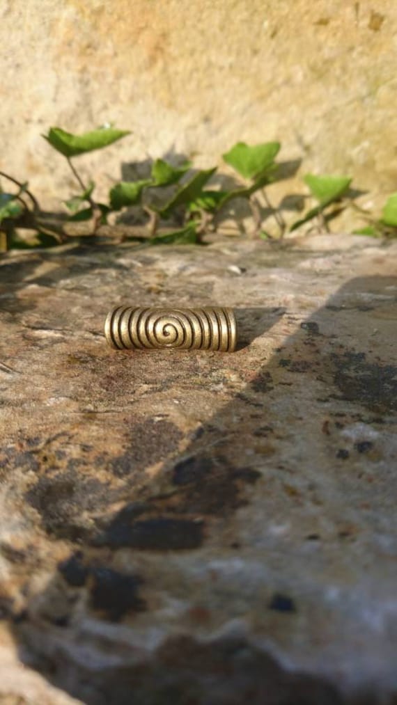 Dreadperle Dreadschmuck Antik Bronze 5mm Loch von Traumzauberwald