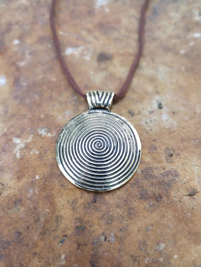 Halskette Spirale Halskette Spirale von Traumzauberwald
