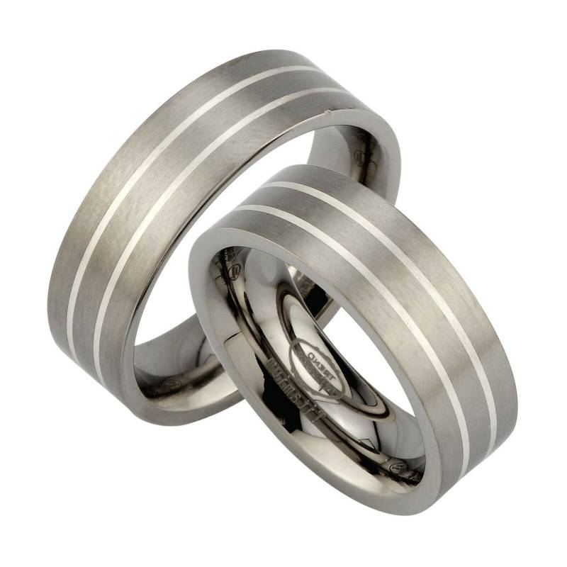2 Stück Trauringe Aus Titan Inkl. Lasergravur Jt20 von Trauringe123