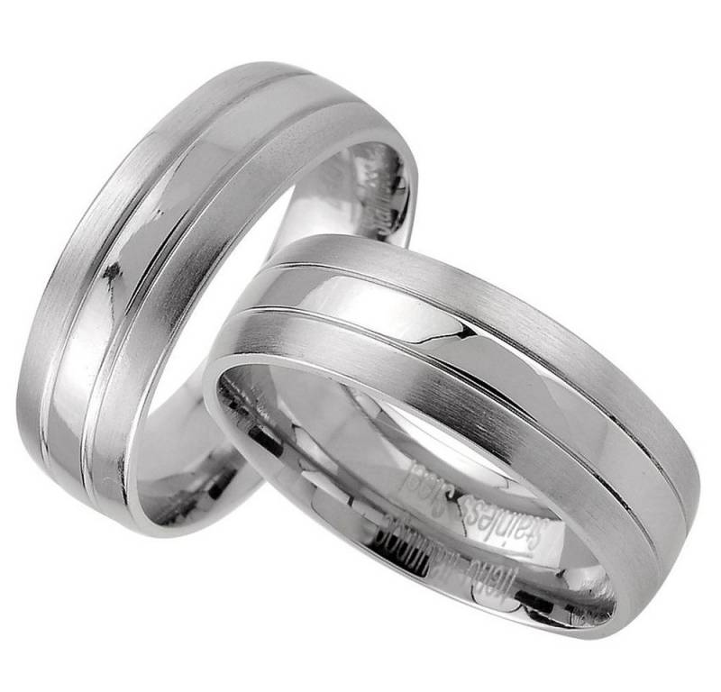 Trauringe123 Trauring Hochzeitsringe Verlobungsringe Trauringe Eheringe Partnerringe aus Edelstahl JE6 von Trauringe123