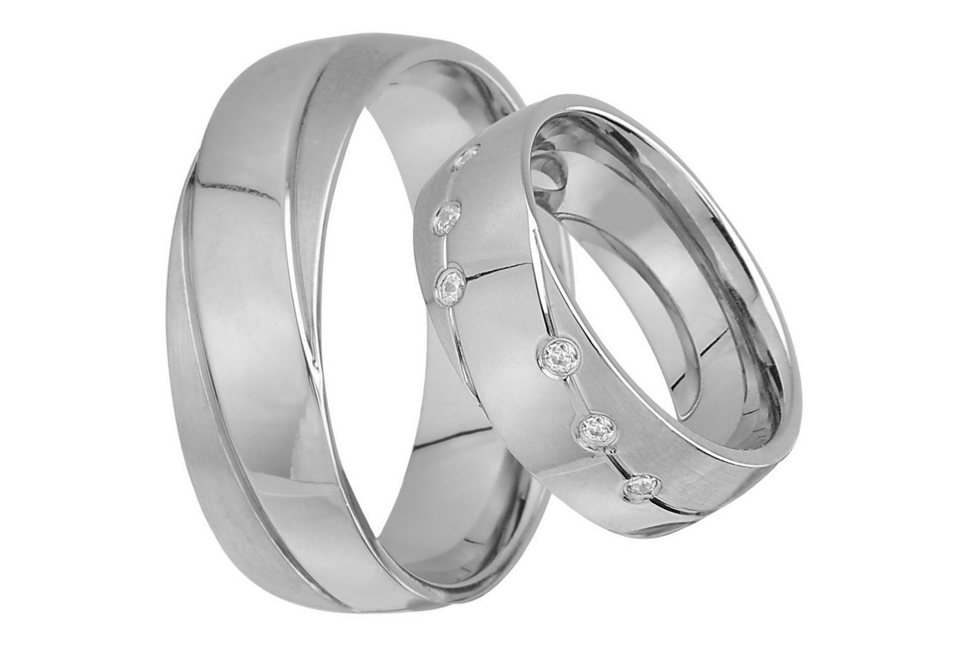 Trauringe123 Trauring Hochzeitsringe Verlobungsringe Trauringe Eheringe Partnerringe mit Stein, JE97 von Trauringe123