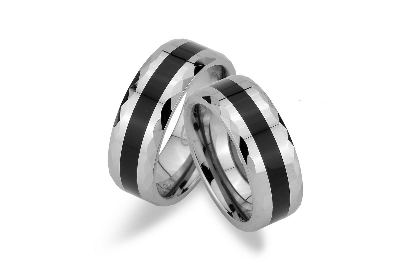 Trauringe123 Trauring WOLFRAM Ring TRAURINGE, IP Black Line, Hochzeitsringe Verlobungsringe Trauringe Eheringe Partnerringe : JW32 von Trauringe123