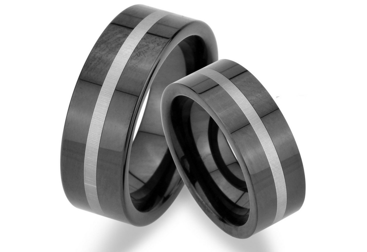 Trauringe123 Trauring WOLFRAM TRAURINGE, RINGE, Unkratzbar, Black Line, Hochzeitsringe Verlobungsringe Trauringe Eheringe Partnerringe JW35 von Trauringe123