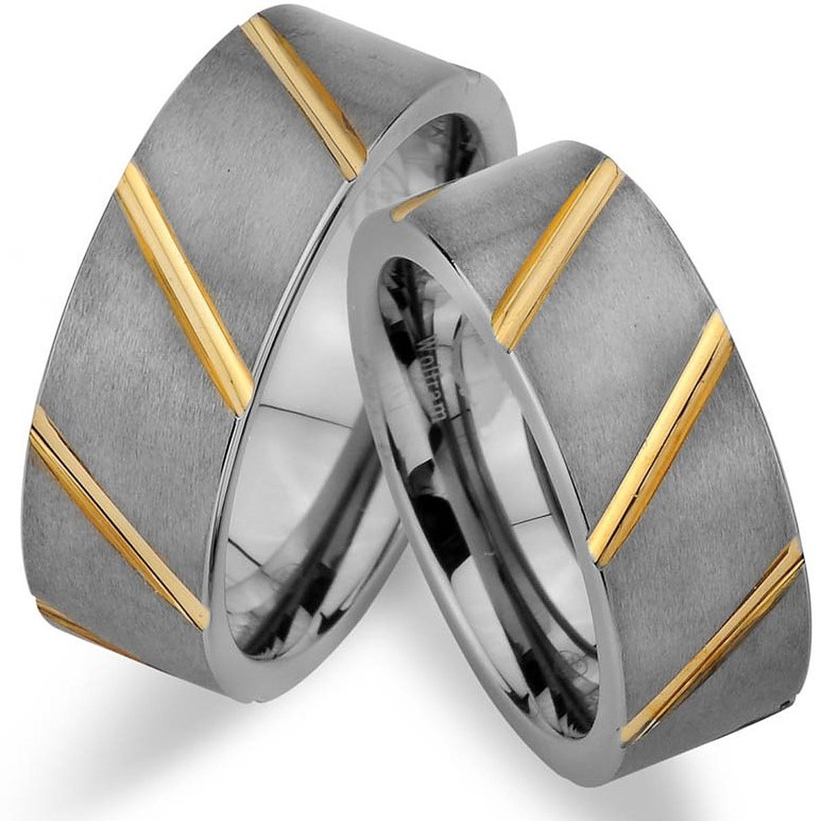 Trauringe123 Trauring WOLFRAM TRAURINGE, RINGE mit IP GOLD Platierung, Hochzeitsringe Verlobungsringe Trauringe Eheringe Partnerringe JW24 von Trauringe123