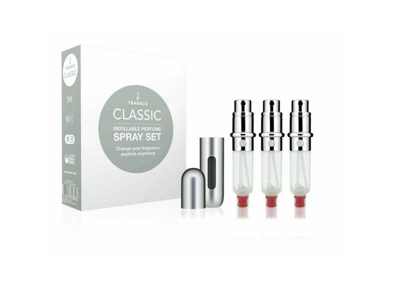 Travalo Eau de Parfum Classic Set = Easy Fill Perfume Spray Vaporisateur Rechargeable Hülle von Travalo