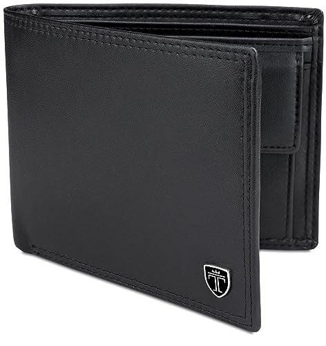 TRAVANDO Geldbörse Herren Groß TÜV RFID Zertifiziert Portmonee Herren mit 13 Kartenfächern Geldbörse mit Münzfach Oslo Geldbeutel Wallet Portemonnaie Herren Wallet for Men von TRAVANDO