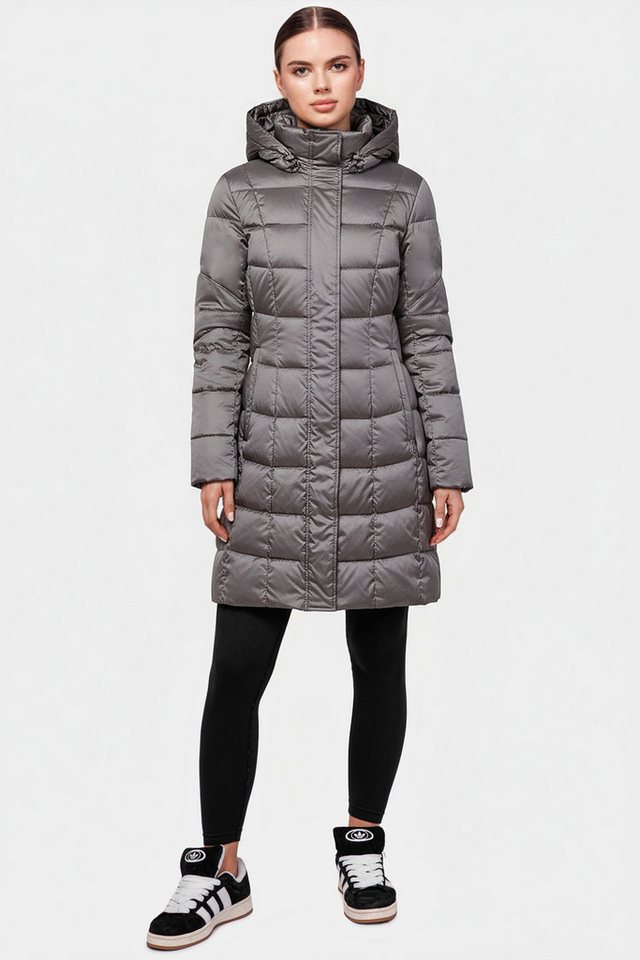 Travel 8 Daunenmantel Taillierte Damen Daunenjacke mit abnehmbarer Kapuze Herbst/Winter von Travel 8
