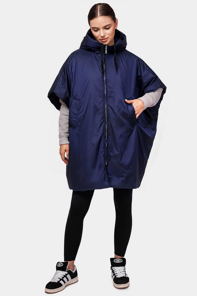 Travel 8 Poncho Moderner eleganter Daunenponcho mit Kapuze von Travel 8