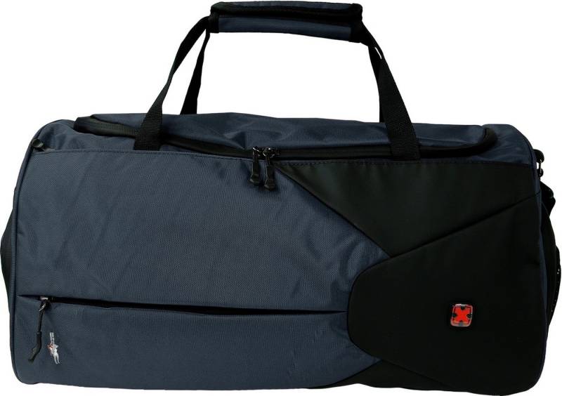 Travel N Meet Sporttasche Travel N Meet Sporttasche, Reisetasche (Sporttasche), Herren Spinnstoff, Polyester Sporttasche, grau ca. 50cm von Travel N Meet