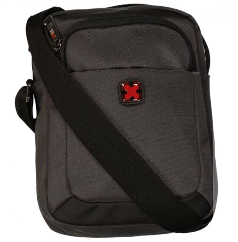 Travel N Meet - Travel ´N´ Meet Schultertasche aus Spinnstoff klein Grau Grau von Travel N Meet