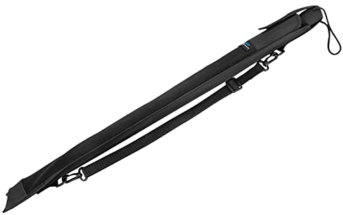 TravelLight 265 Gramm extrem Leichter Stockschirm Reiseschirm mit Trekking-Hülle - schwarz von TravelLight