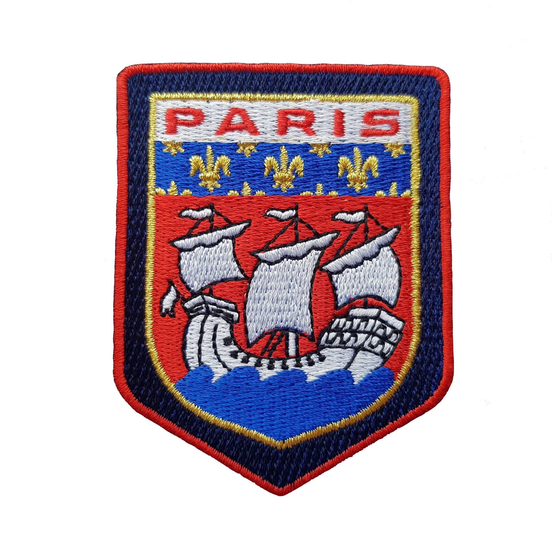 Paris Frankreich Reise Patch Gestickt Eisen Auf Nähen Abzeichen Souvenir Applikation von TravelPatches