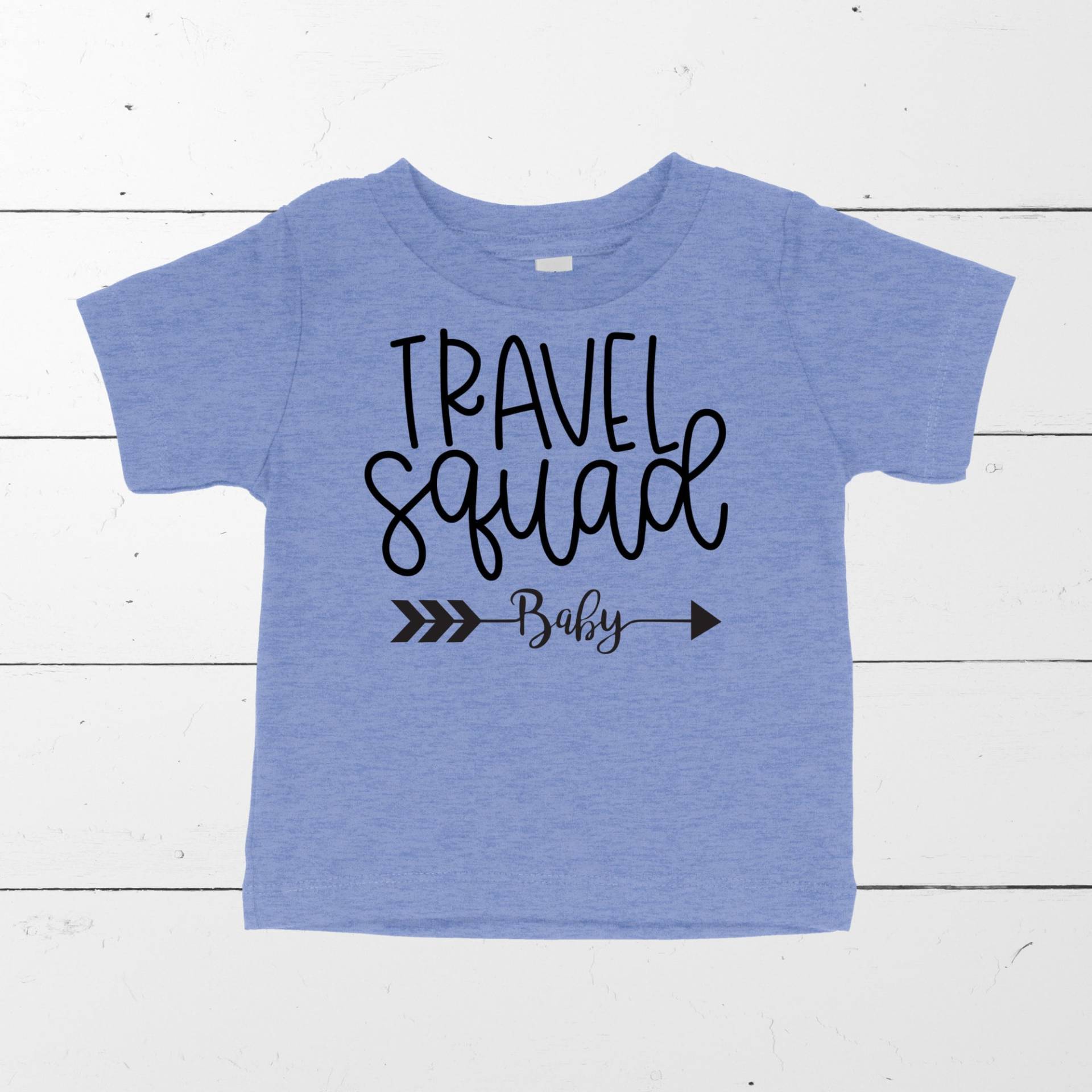 Baby T-Shirt, Reise Shirt, Reise-Kader von TravelSquadShop