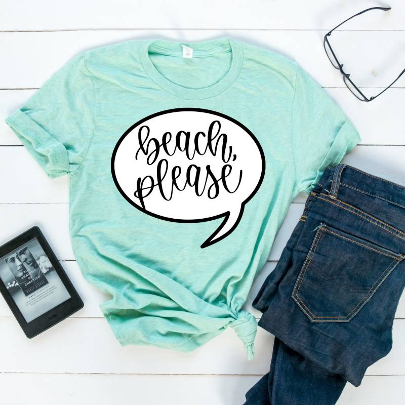 Damen Tshirt, Strand Bitte, Bitte Urlaub von TravelSquadShop