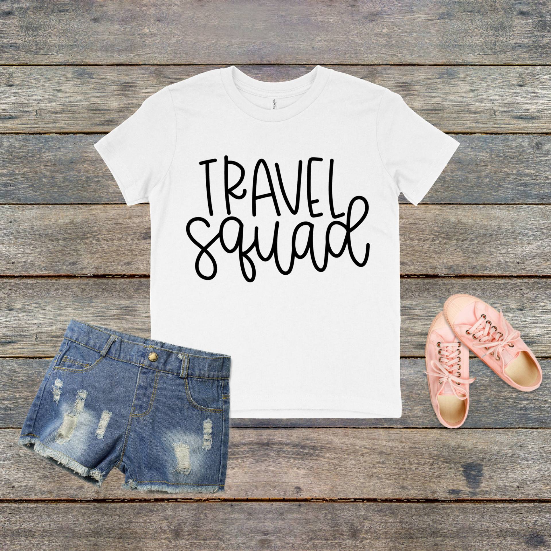 Jugend Reise Kader T-Shirt, Kinder T-Shirt - Personalisieren von TravelSquadShop