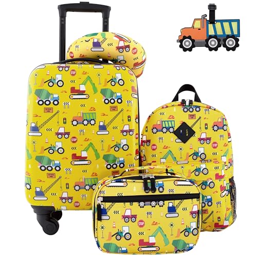 Travelers Club 5-teiliges Kindergepäck-Set, Autos, 5-Piece Set, Kinder 5-teiliges Gepäck-Set von Travelers Club